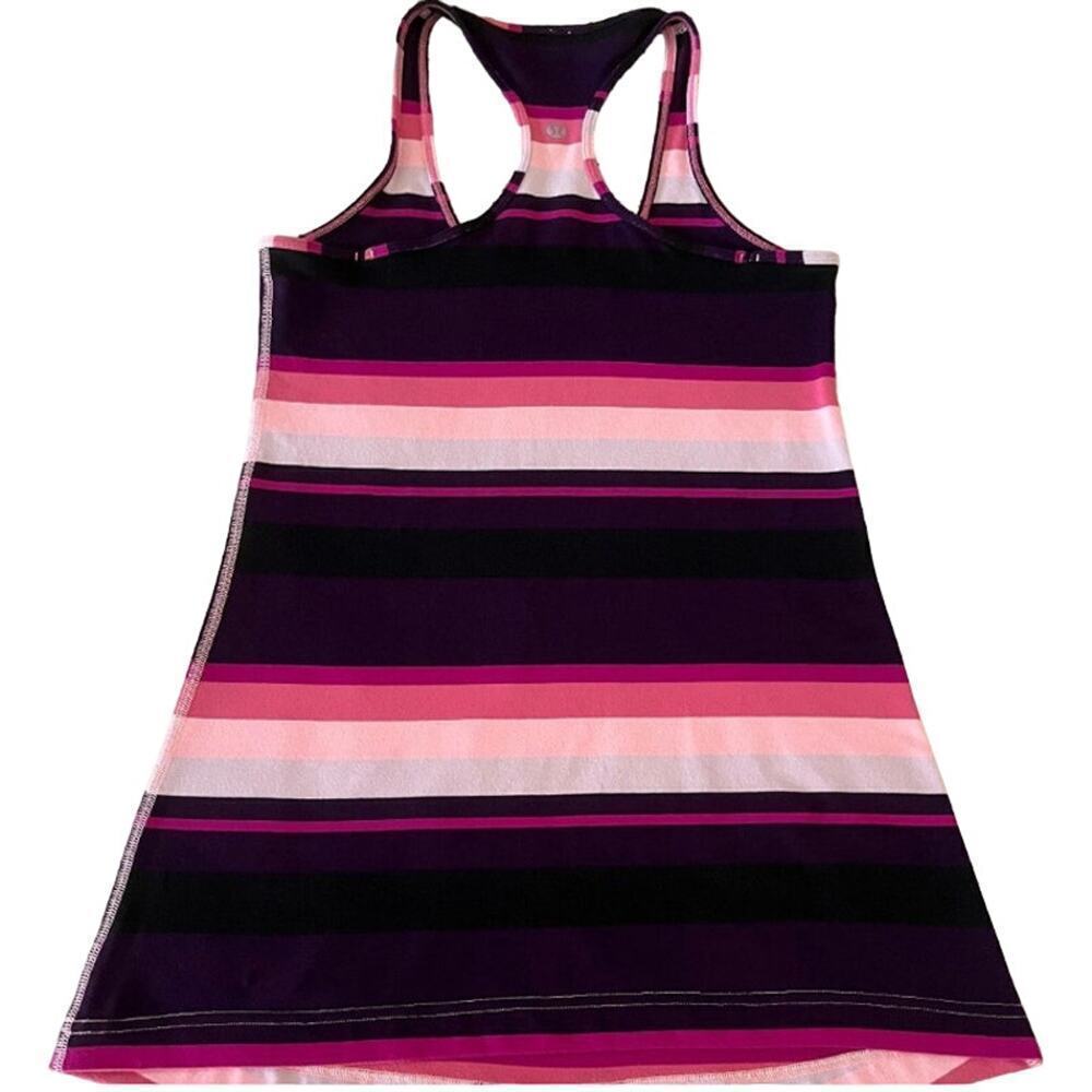 Lululemon Striped Racerback Tank Size 2 - Picture 3 of 4